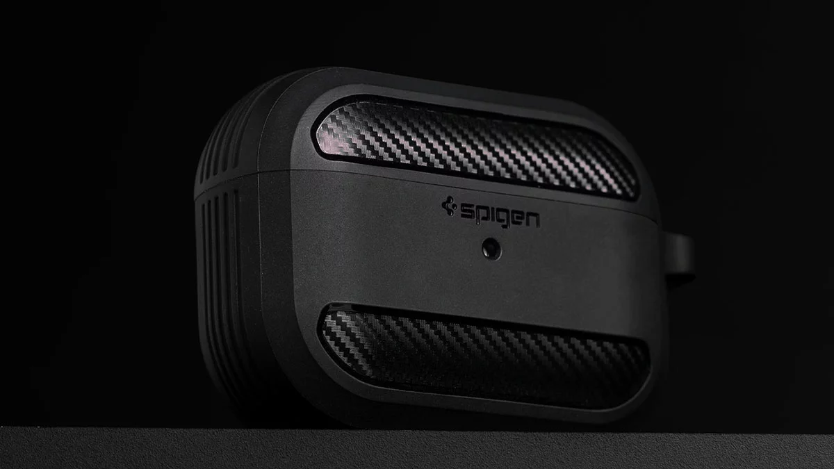 Защитный чехол Spigen Rugged Armor для AirPods Pro (Black)