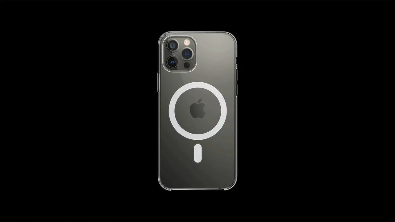 Оригінальний чохол Apple iPhone 12 | 12 Pro Clear Case with MagSafe (MHLM3)