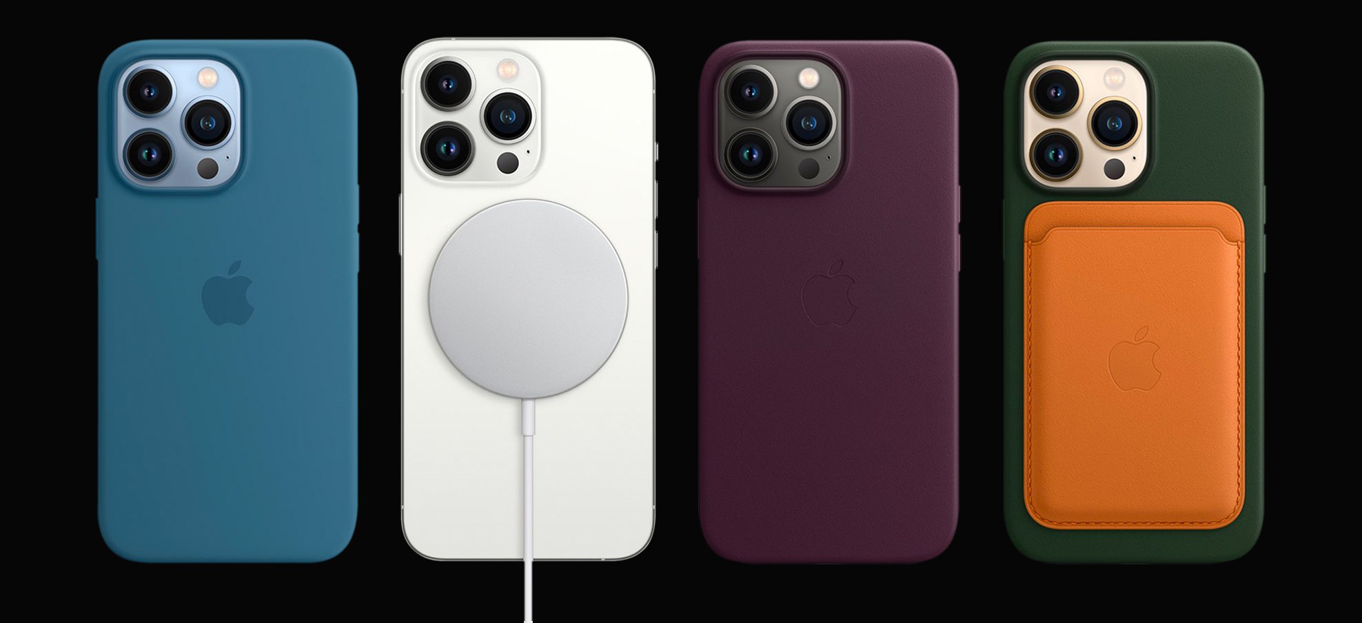 Оригинальный чехол Apple Silicone Case with MagSafe для iPhone 13 Pro Max (Midnight) (MM2U3)