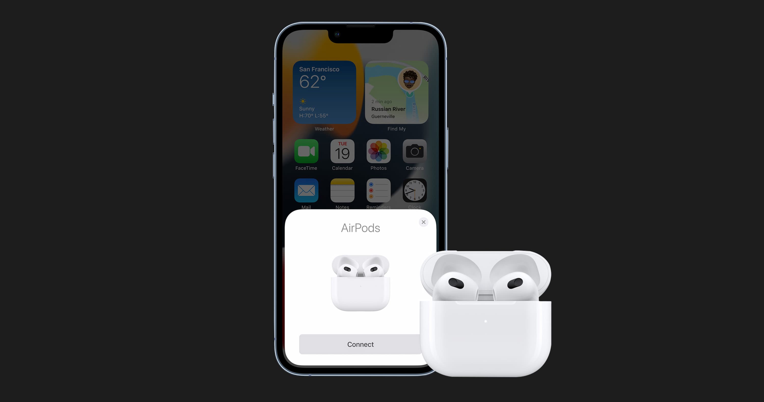 Зарядной кейс MagSafe Charging Case for Apple AirPods 3 (MME73)