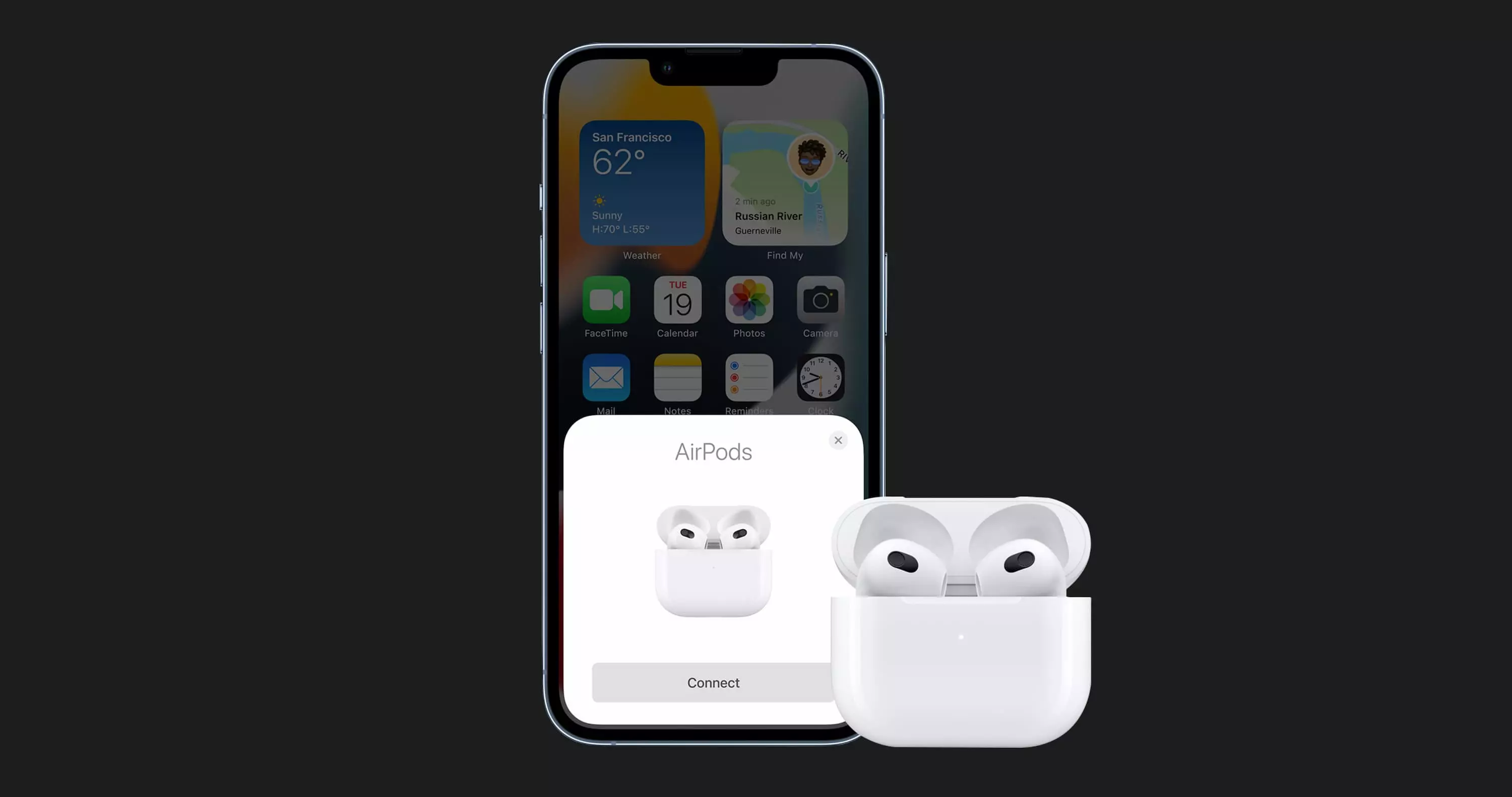 Зарядний кейс MagSafe Charging Case for Apple AirPods 3 (MME73)