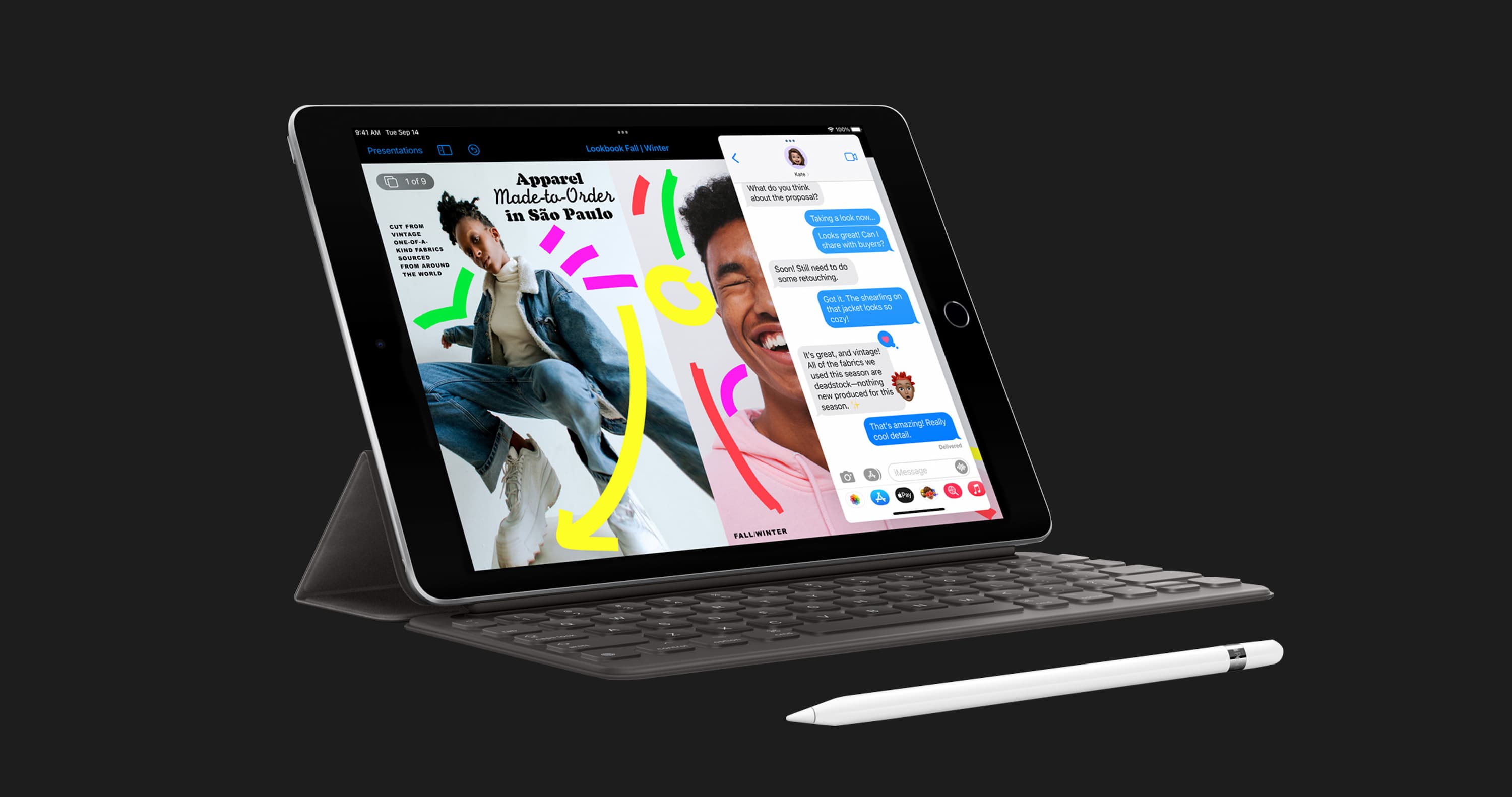 Планшет Apple iPad 10.2 256GB, Wi-Fi (Space Gray) 2021 (MK2N3)