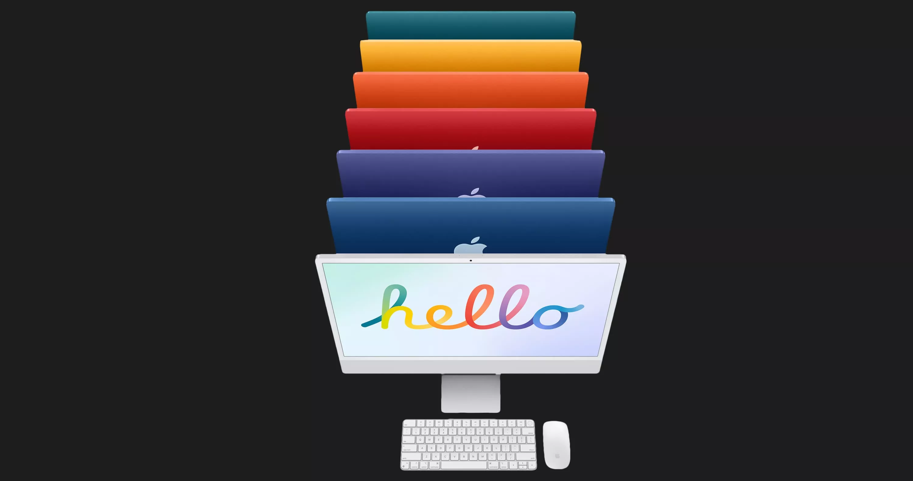 Apple iMac 24 with Retina 4.5K, 512GB, 8 CPU / 8 GPU (Yellow) (Z12S000NU)