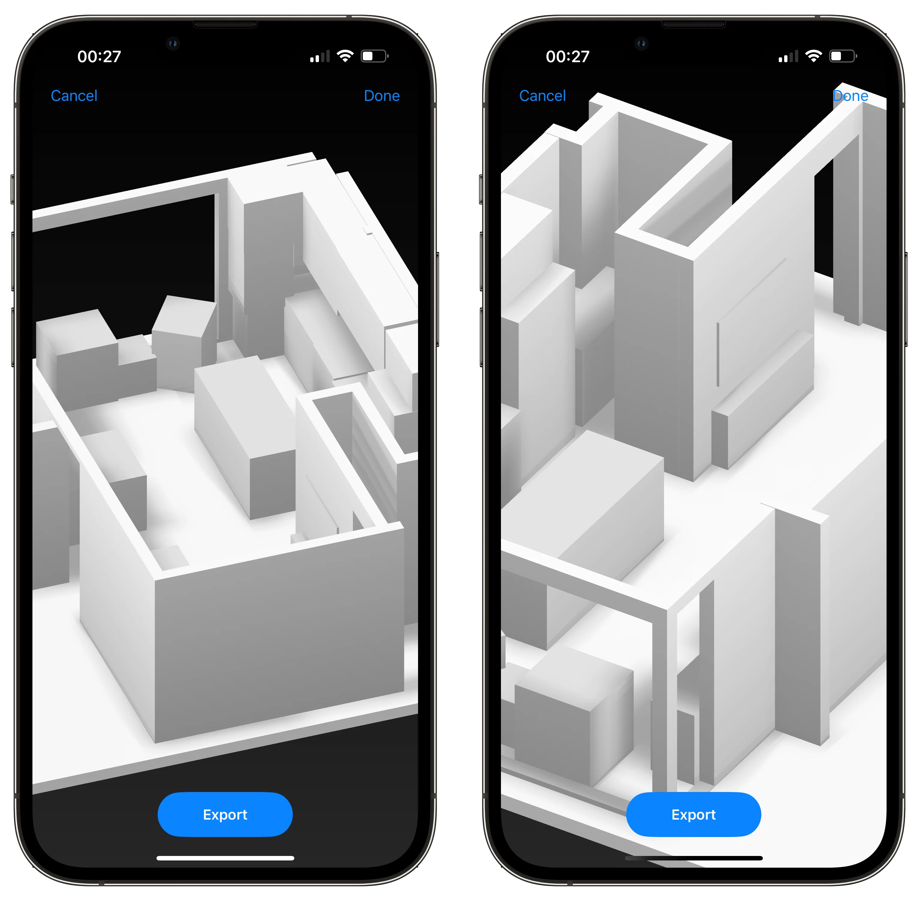 Новый скоростной API «RoomPlan» в iOS 16 для 3D-планов