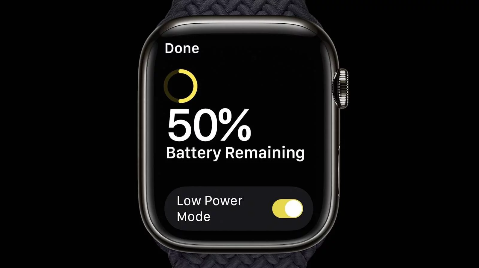 Як працює режим енергозбереження в watchOS 9?