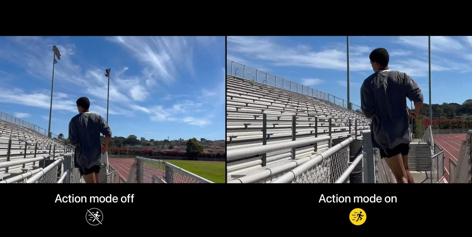 Как работает режим Action Mode на iPhone 14?