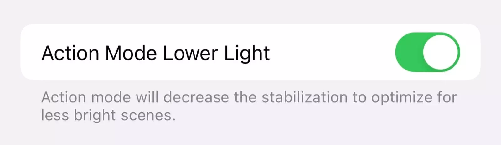 режим action mode iphone 14 pro