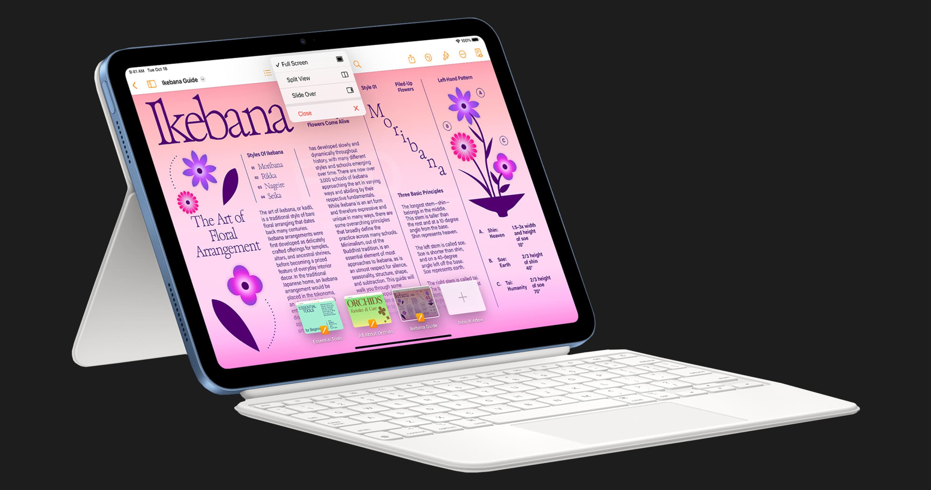 Клавиатура Magic Keyboard Folio for iPad 10.9 2022 (10th generation) (MQDP3)