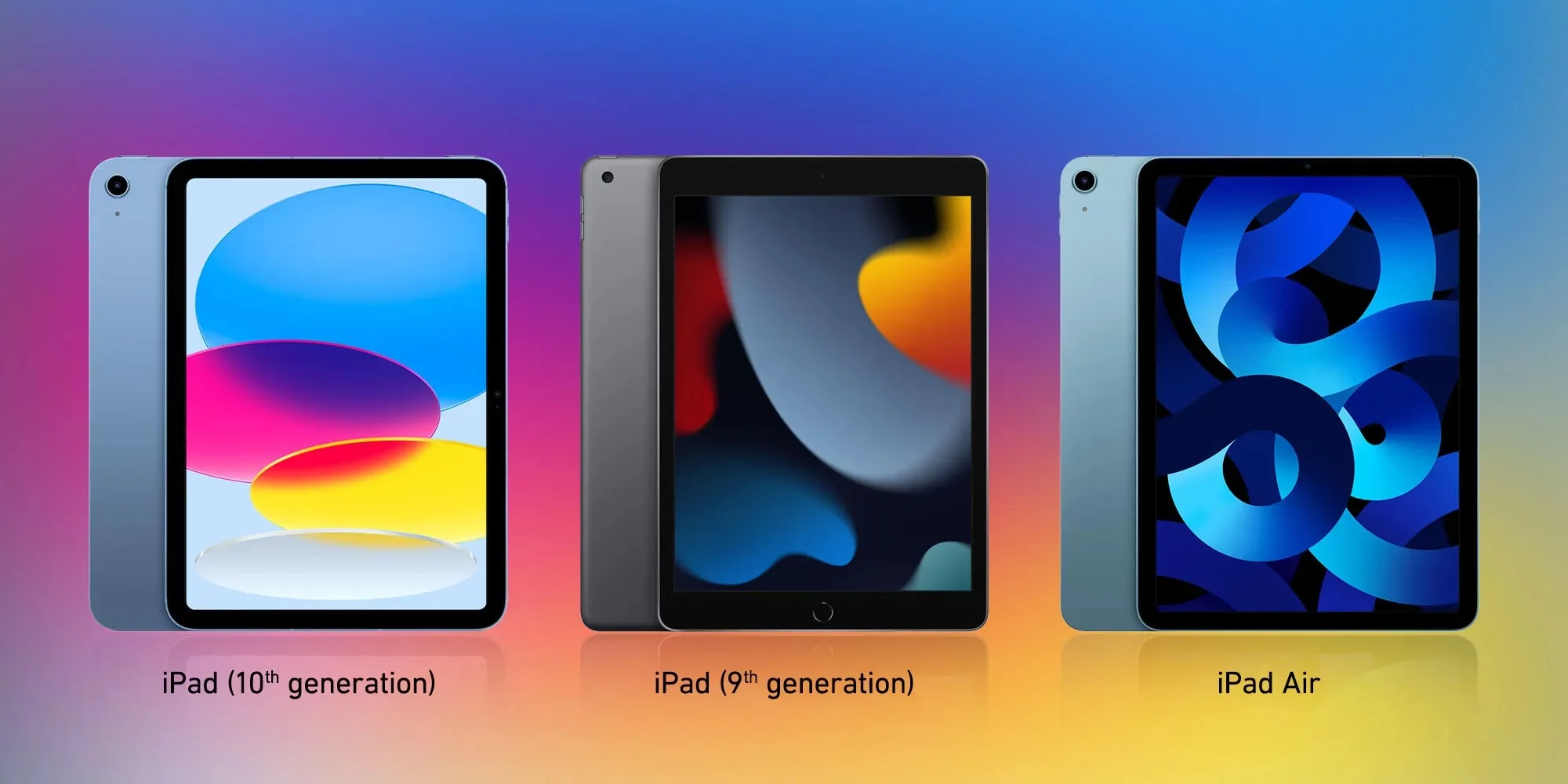 Сравнение iPad Air 5, iPad 10 и iPad 9: какой планшет лучше купить?