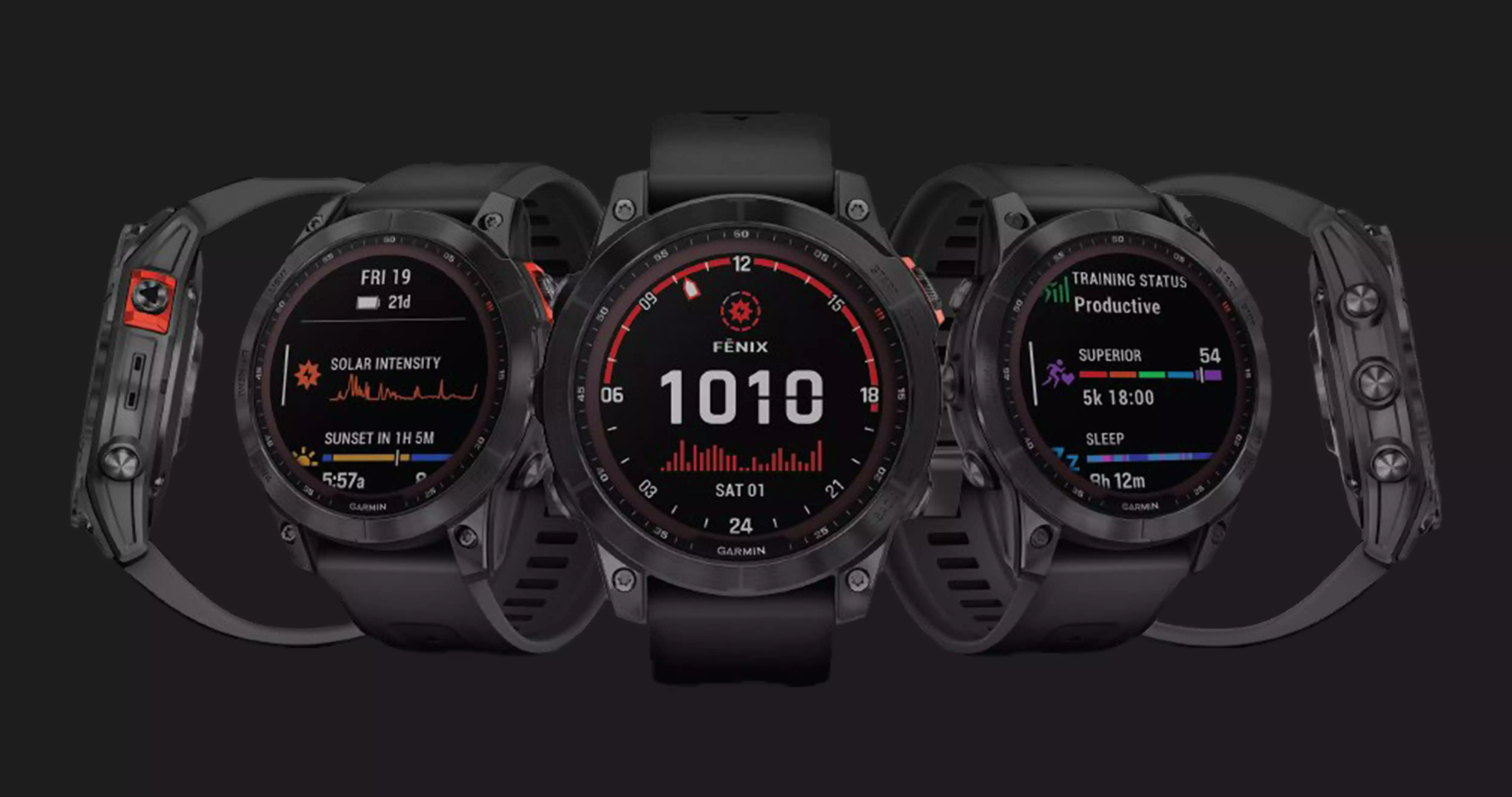 б/у Garmin Fenix 7 Solar Slate Gray with Black Band
