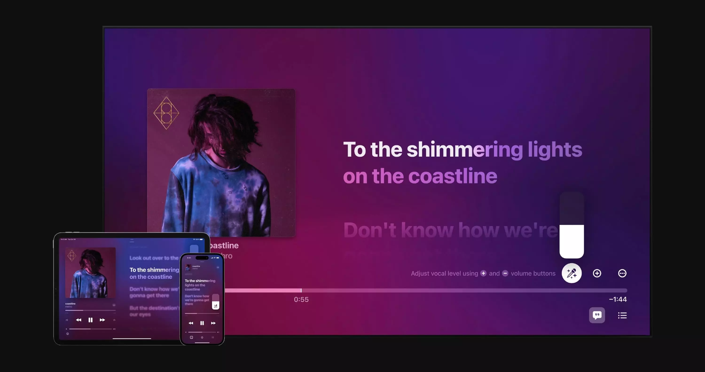 Как будет работать режим Караоке на iOS 16.2?