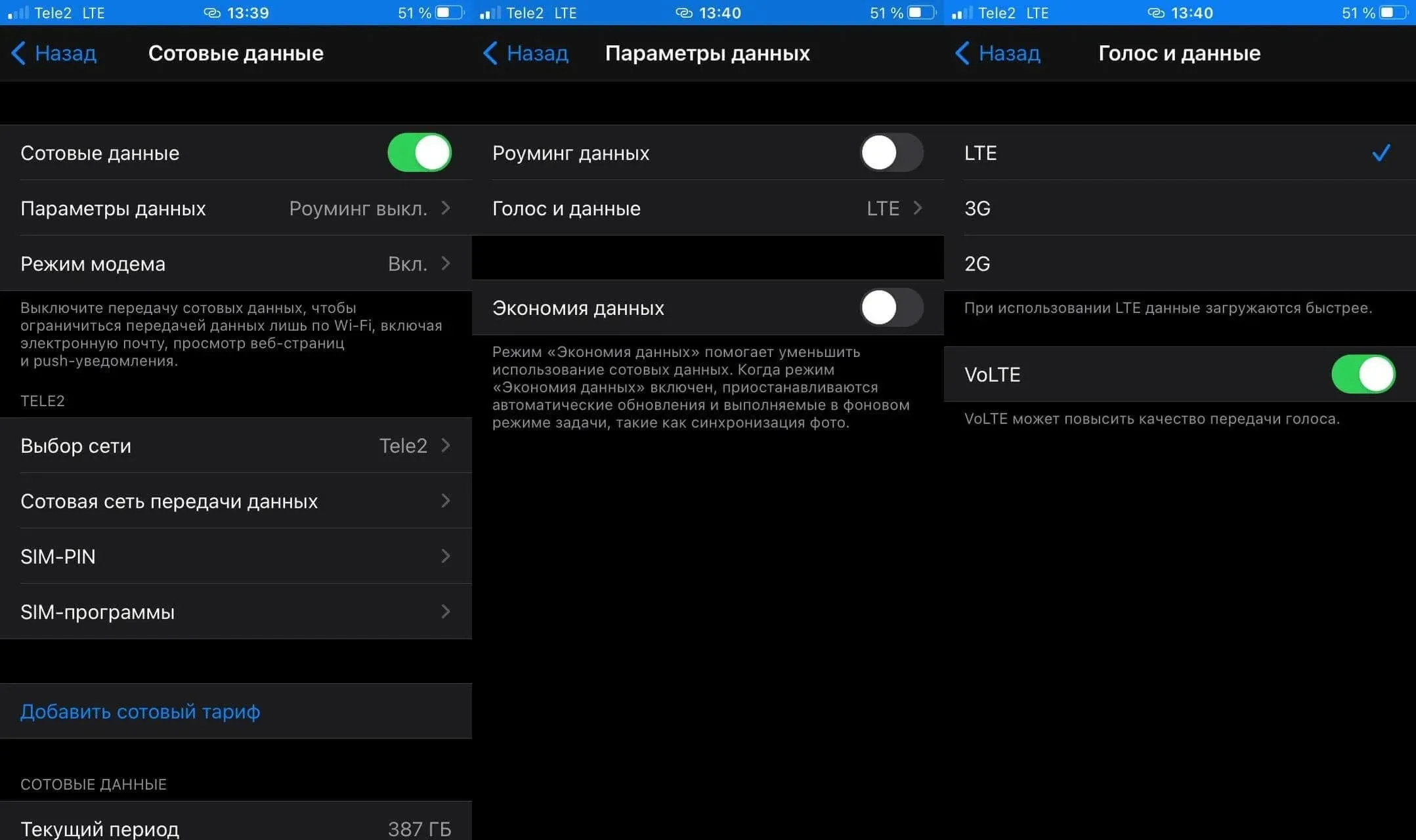 Як включити режим модема на iPhone?