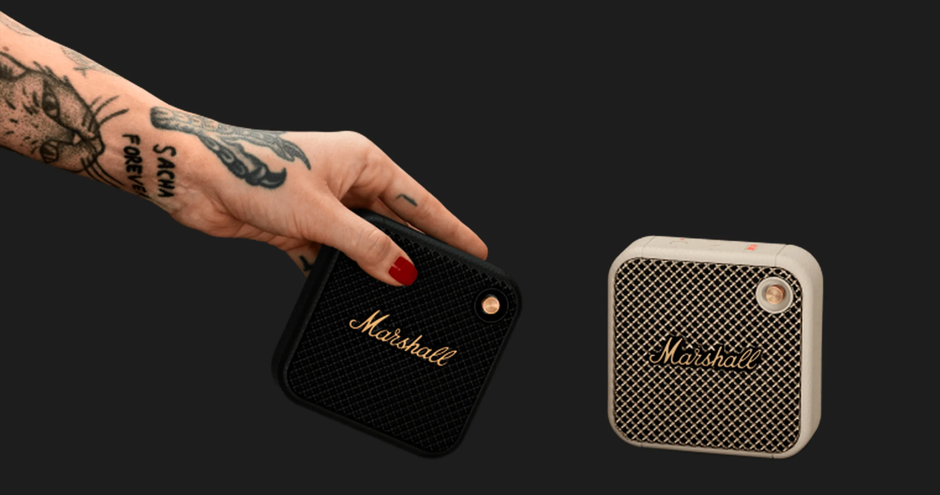 Портативная колонка Marshall Willen (Black and Brass)