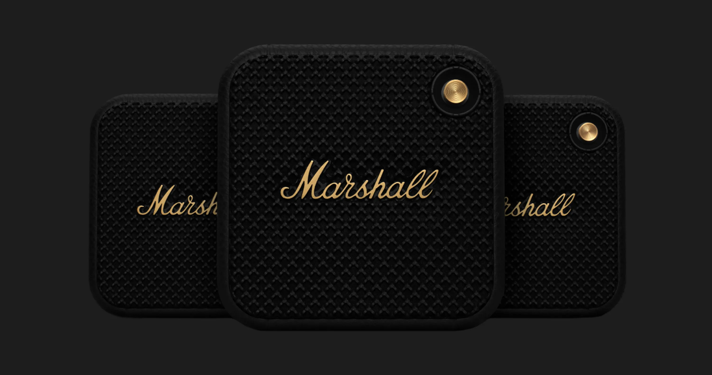 Портативная колонка Marshall Willen (Black and Brass)