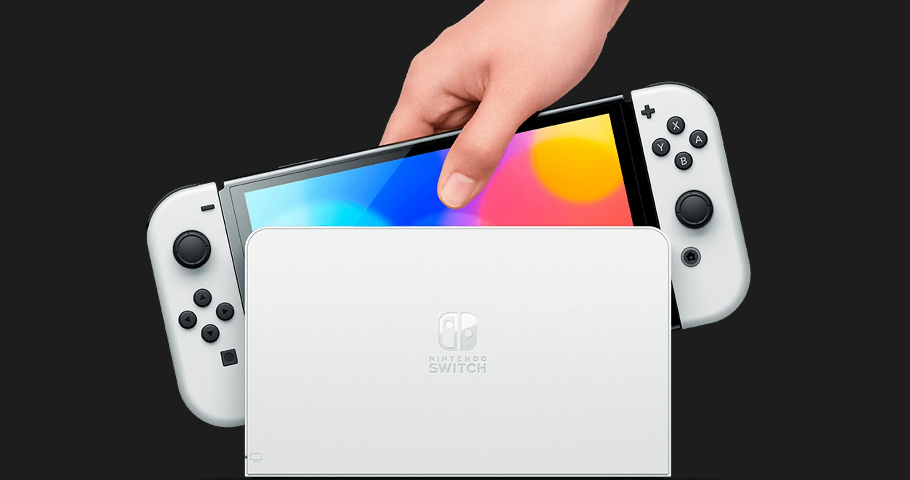 Портативна ігрова приставка Nintendo Switch with Neon Blue та Neon Red Joy-Con (045496452629)