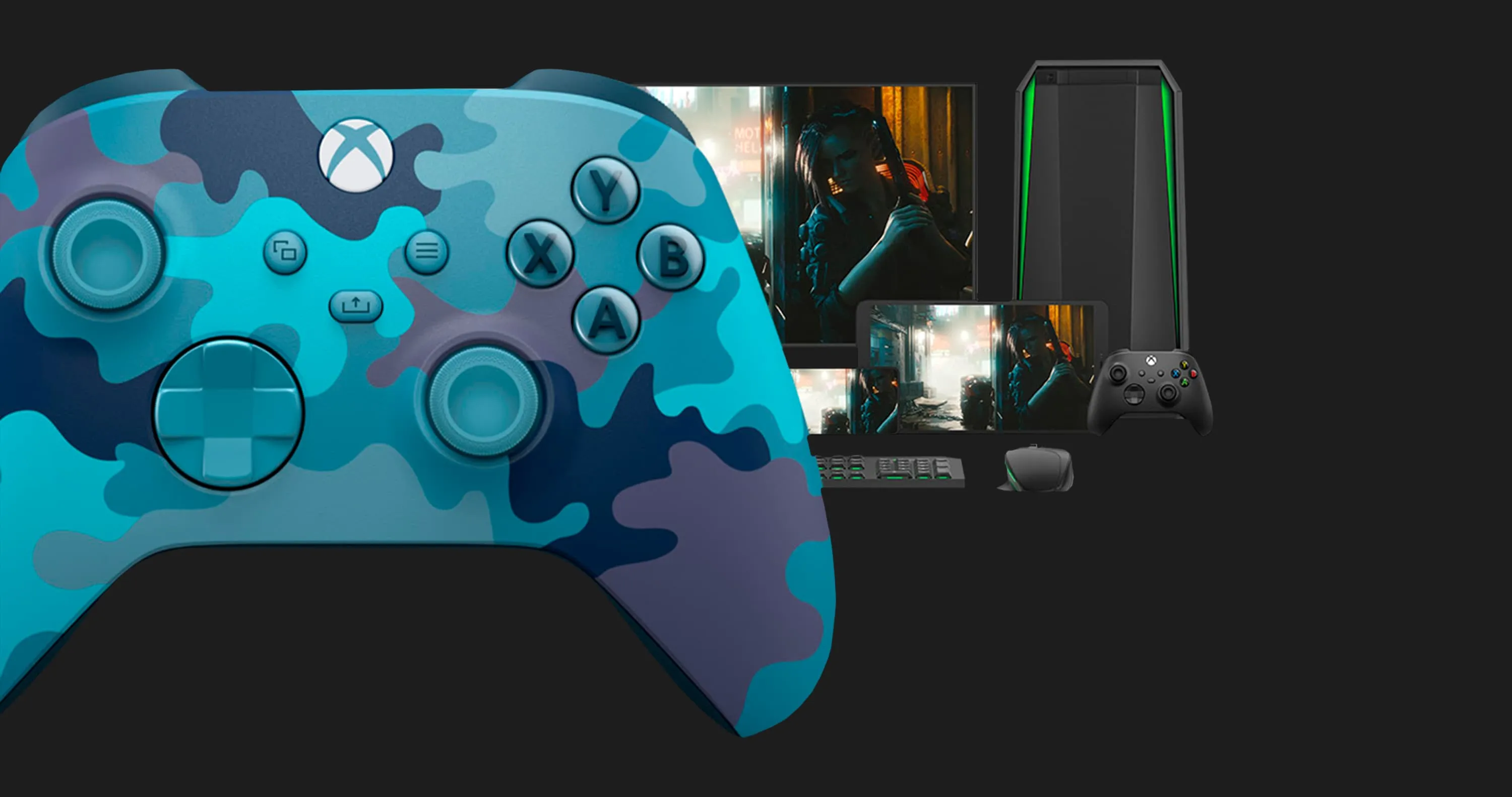 б/у Геймпад Microsoft Xbox Series X/S Wireless Controller Special Edition (Mineral Camo)