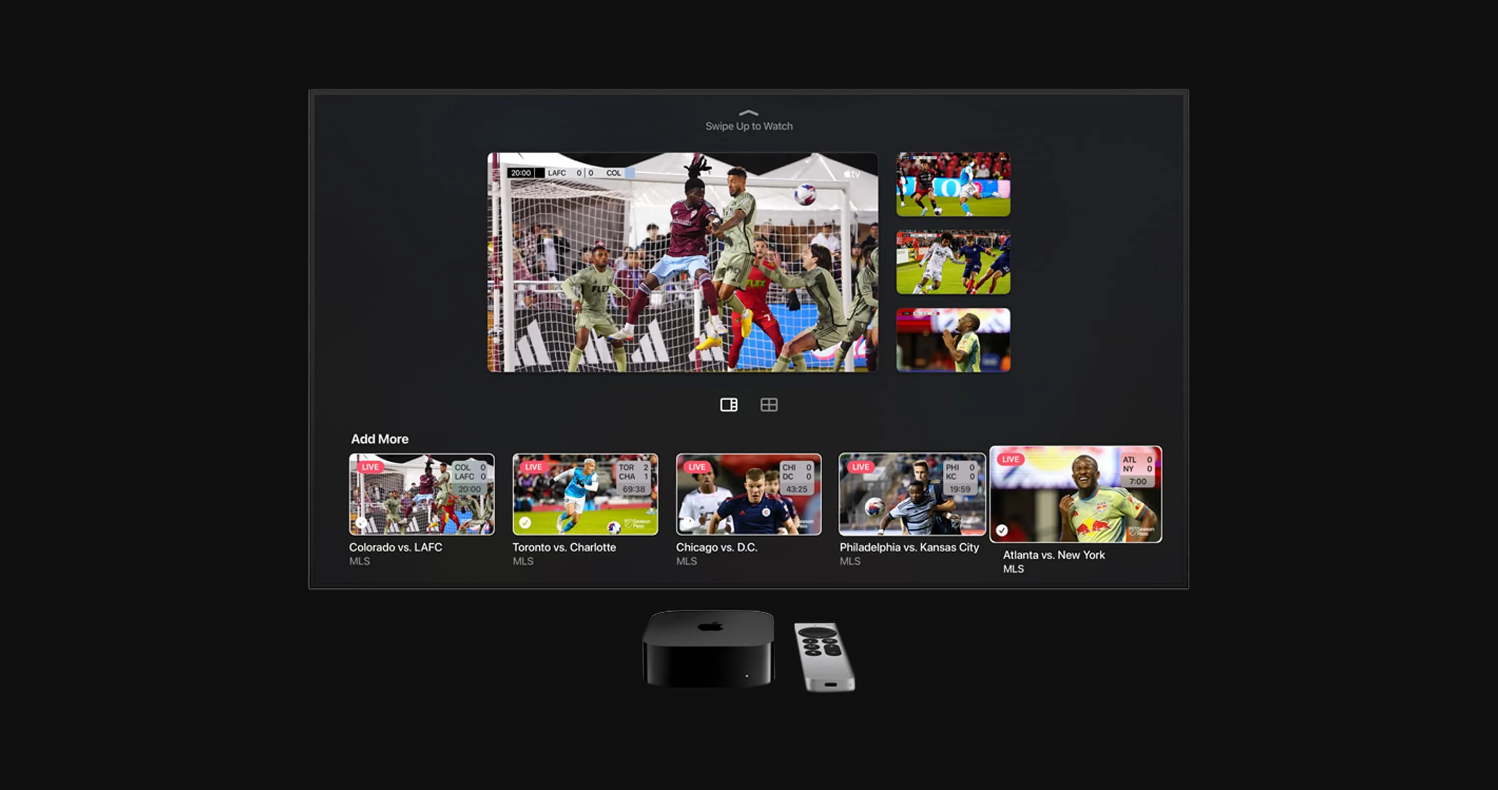 Apple запускает спортивную функцию Multiview для Apple TV 4K