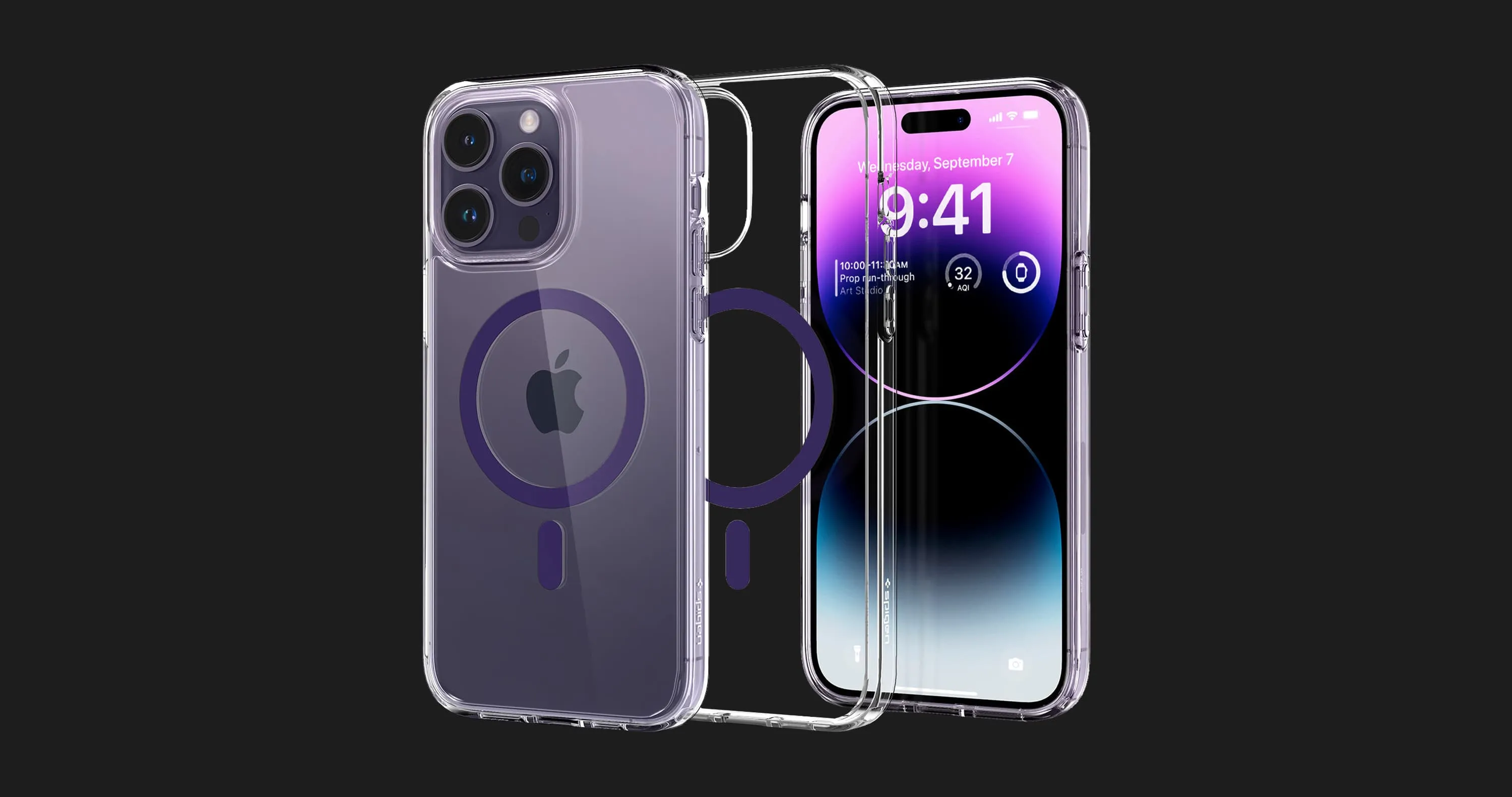 Чохол Spigen Ultra Hybrid Magsafe для iPhone 14 Pro Max (Deep Purple)