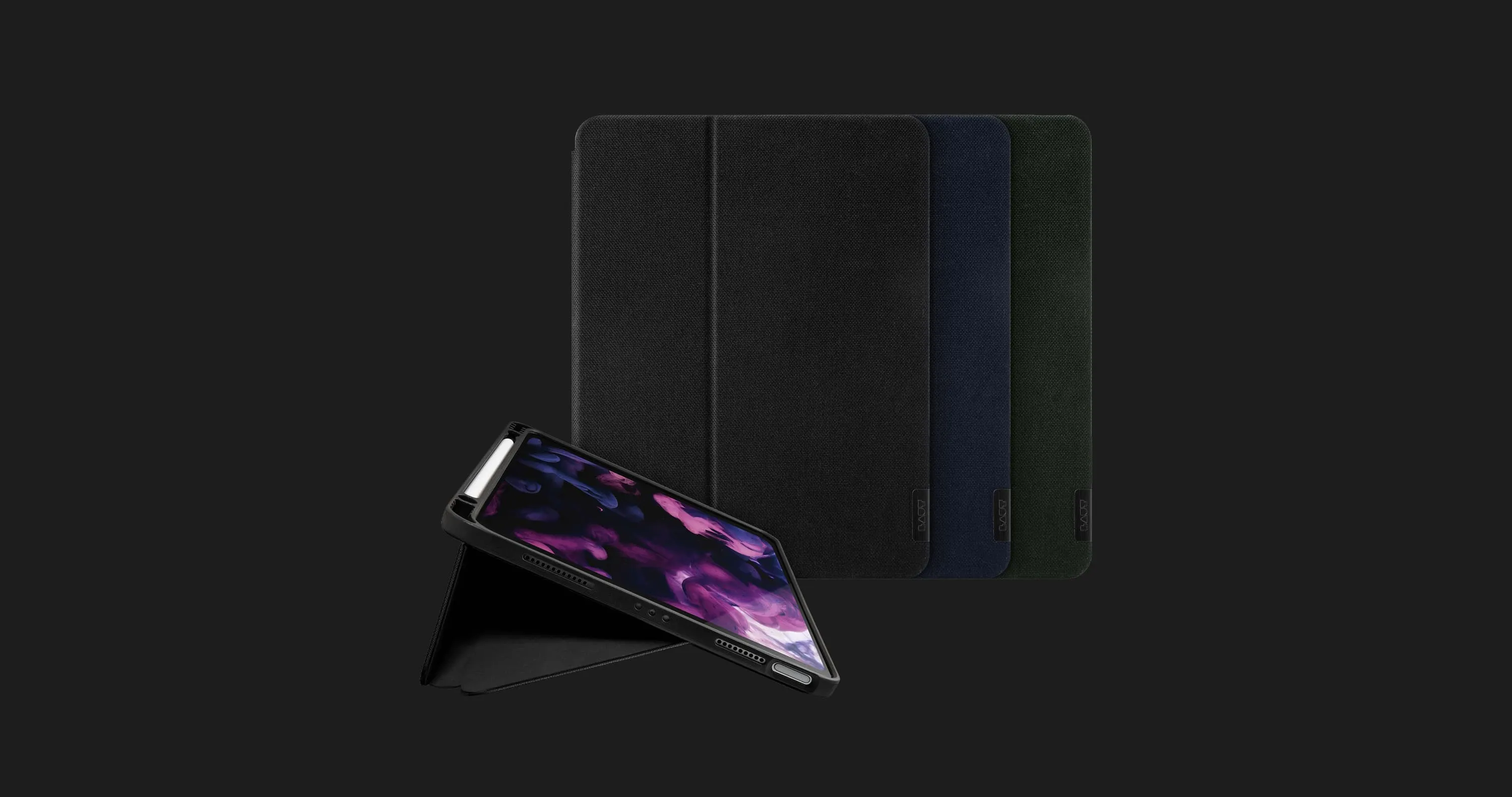 Чехол LAUT Urban Folio Cordura для iPad Pro 12.9 (2022-2018) (Olive)