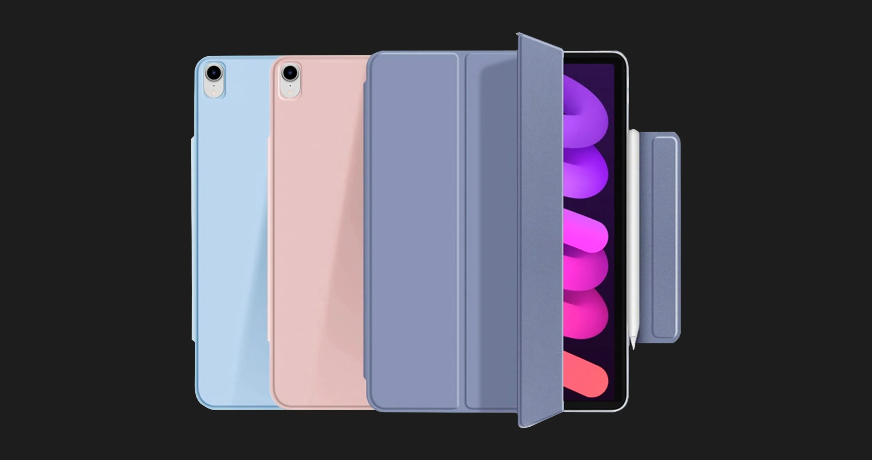 Оригинальный чехол Apple Smart Folio iPad Pro 12.9 (Marine Blue) (MQDW3)