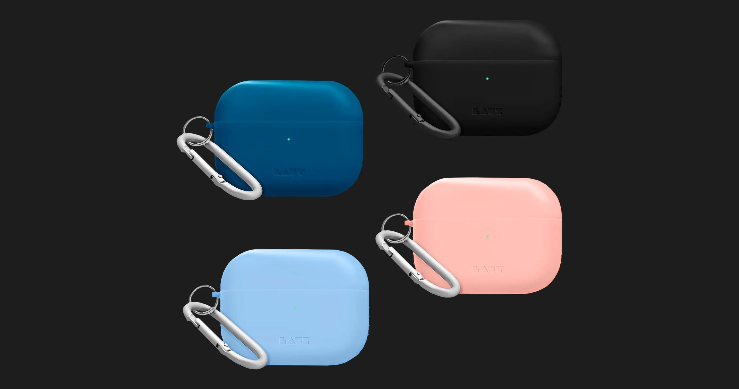 Защитный чехол LAUT POD для AirPods Pro (2nd/1st gen) (Blush Pink)