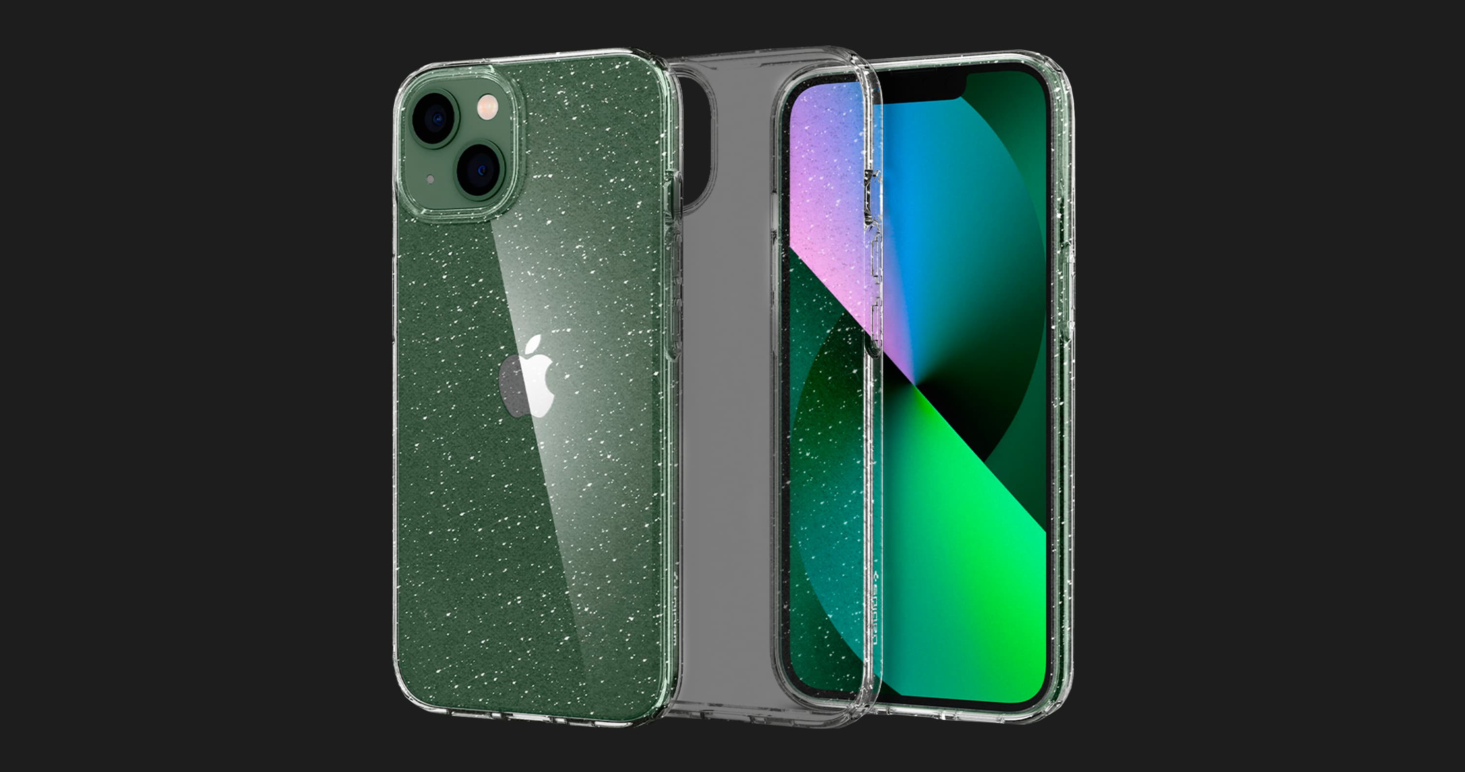 Чехол Spigen Liquid Crystal Glitter для iPhone 14 Plus (Crystal Quartz)