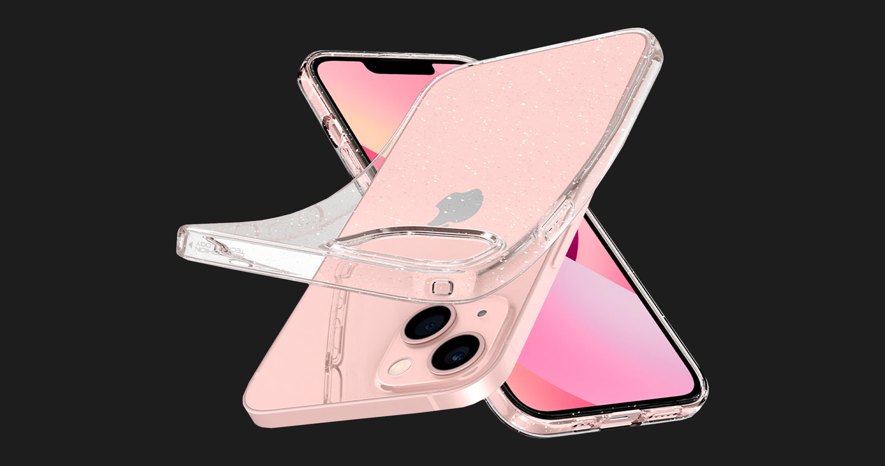 Чохол Spigen Liquid Crystal Glitter для iPhone 13 mini (Crystal Quartz)