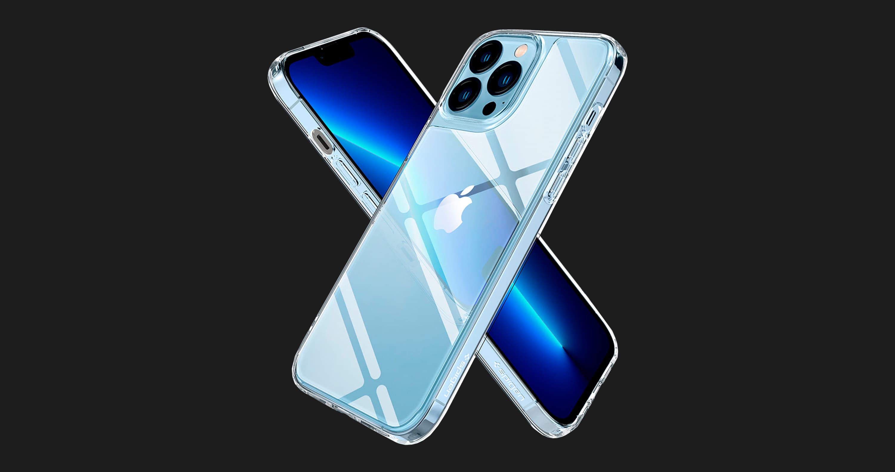 Чехол Spigen Quartz Hybrid для iPhone 14 Pro (Crystal Clear) (ACS04974)
