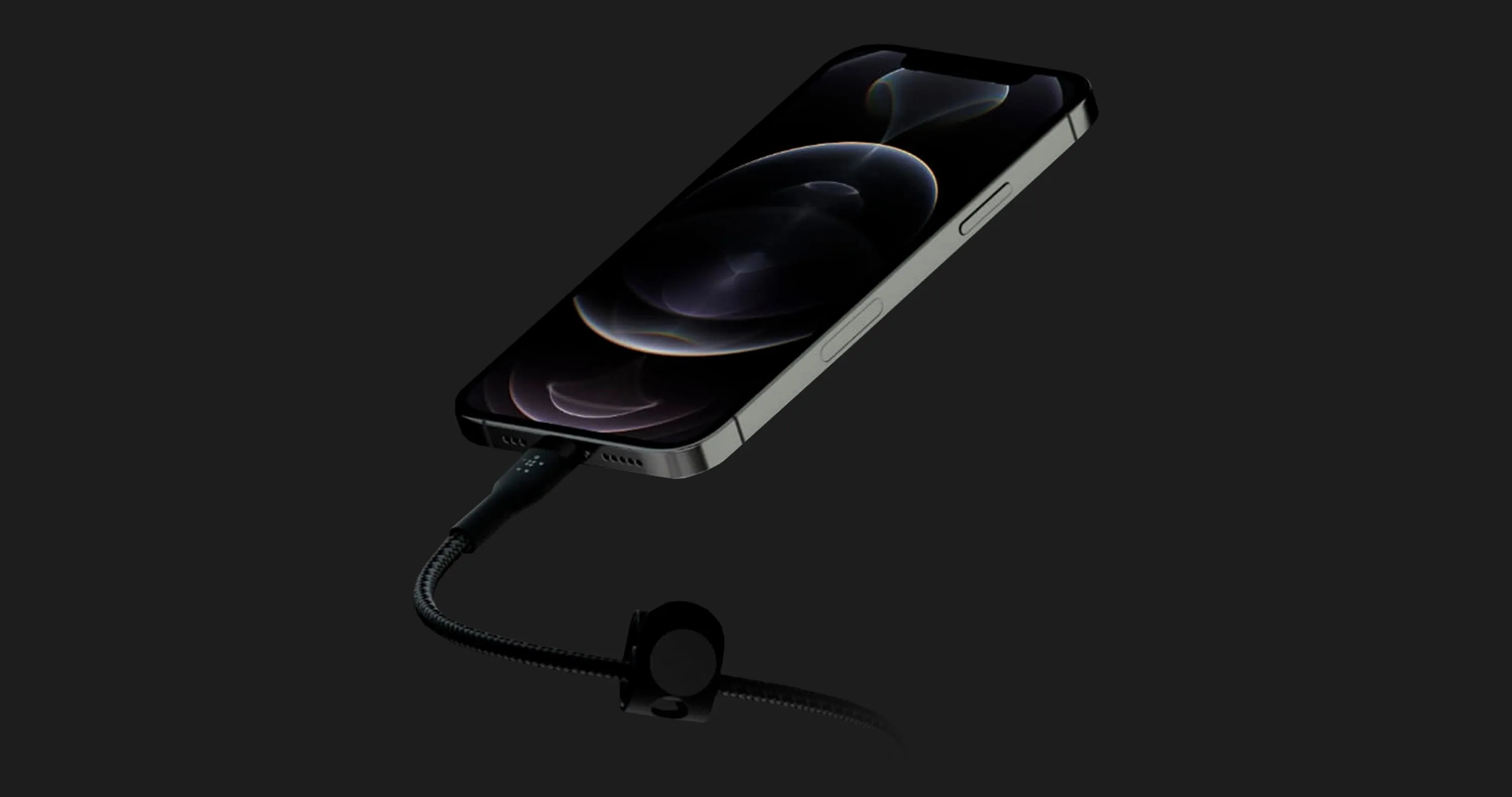 Кабель Belkin Braided Silicone Lightning 1m (Black)