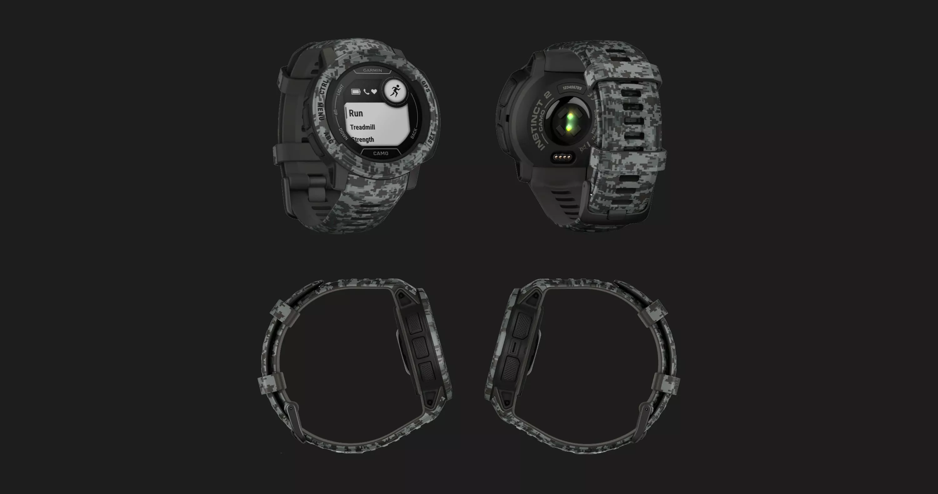 Garmin Instinct 2 Camo Edition Graphite Camo
