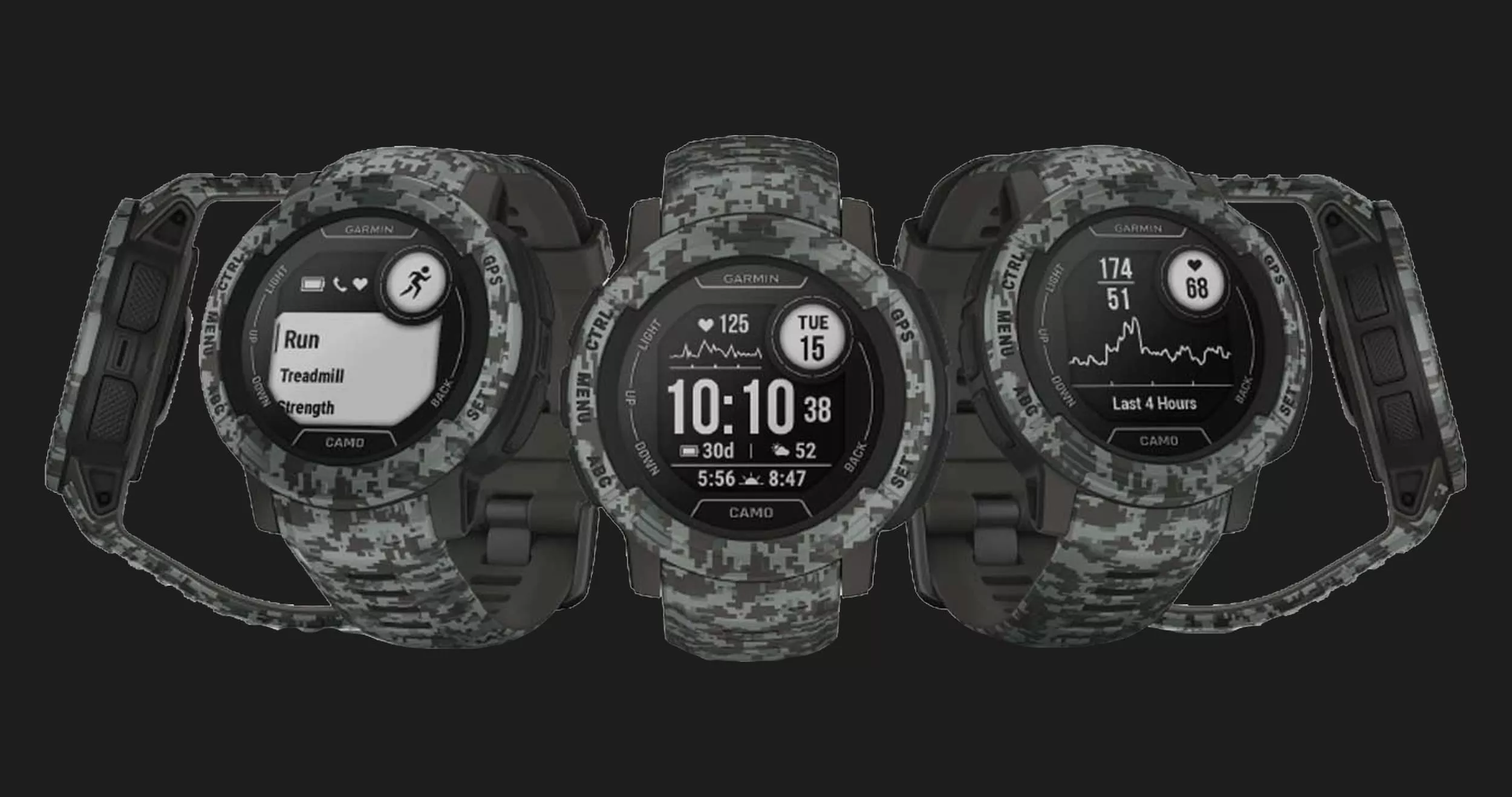 Garmin Instinct 2 Camo Edition Graphite Camo