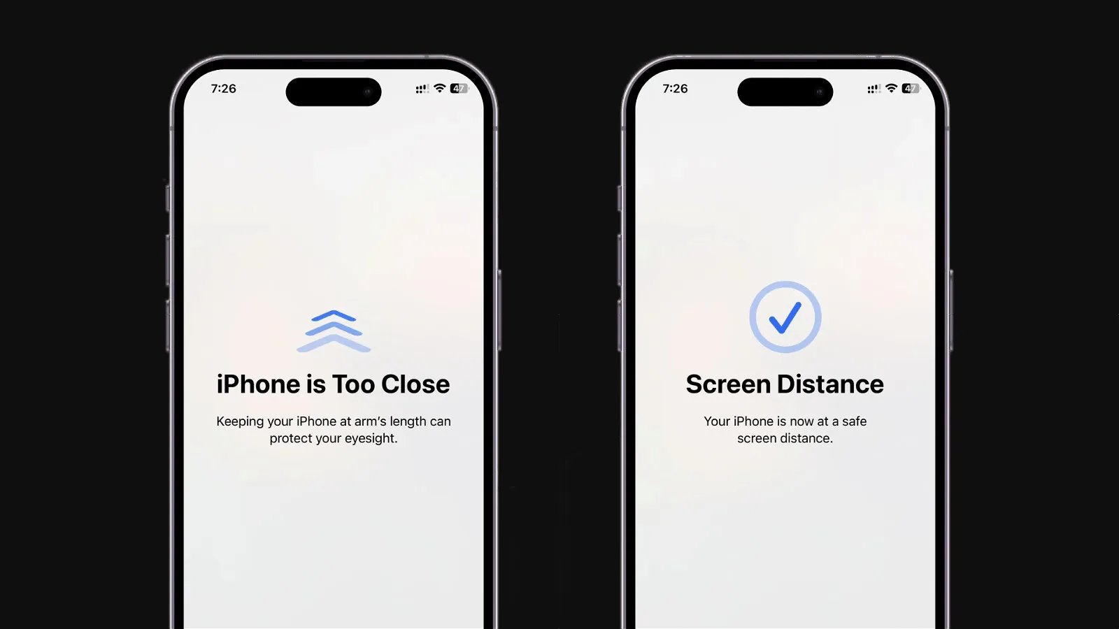 Расстояние до экрана: новая фишка в iOS 17 для здоровья глаз