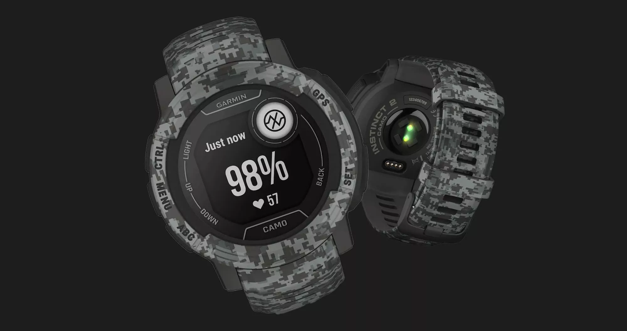 Garmin Instinct 2 Camo Edition Graphite Camo