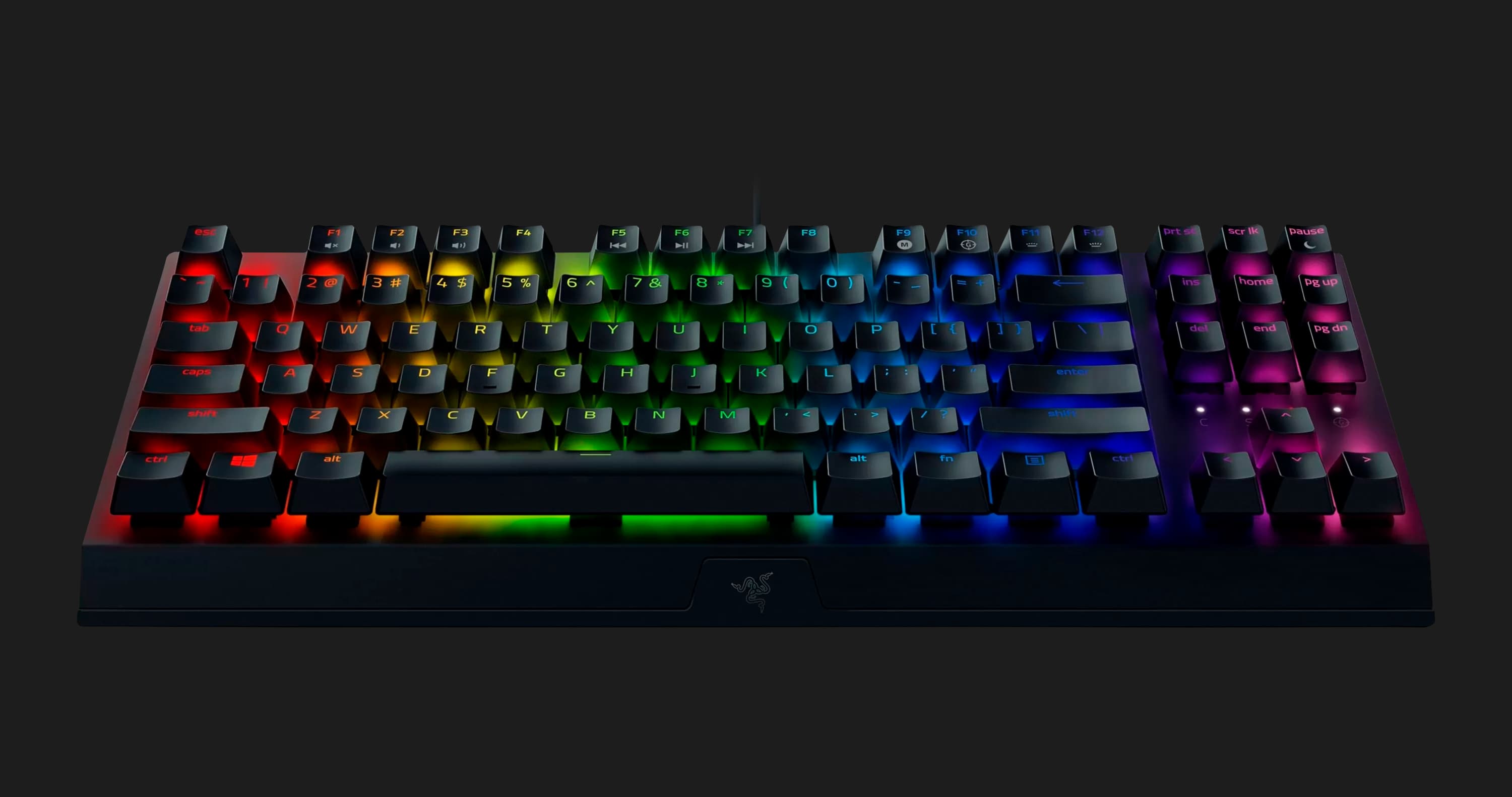Клавіатура ігрова Razer BlackWidow V3 TKL Green Switch (Black)
