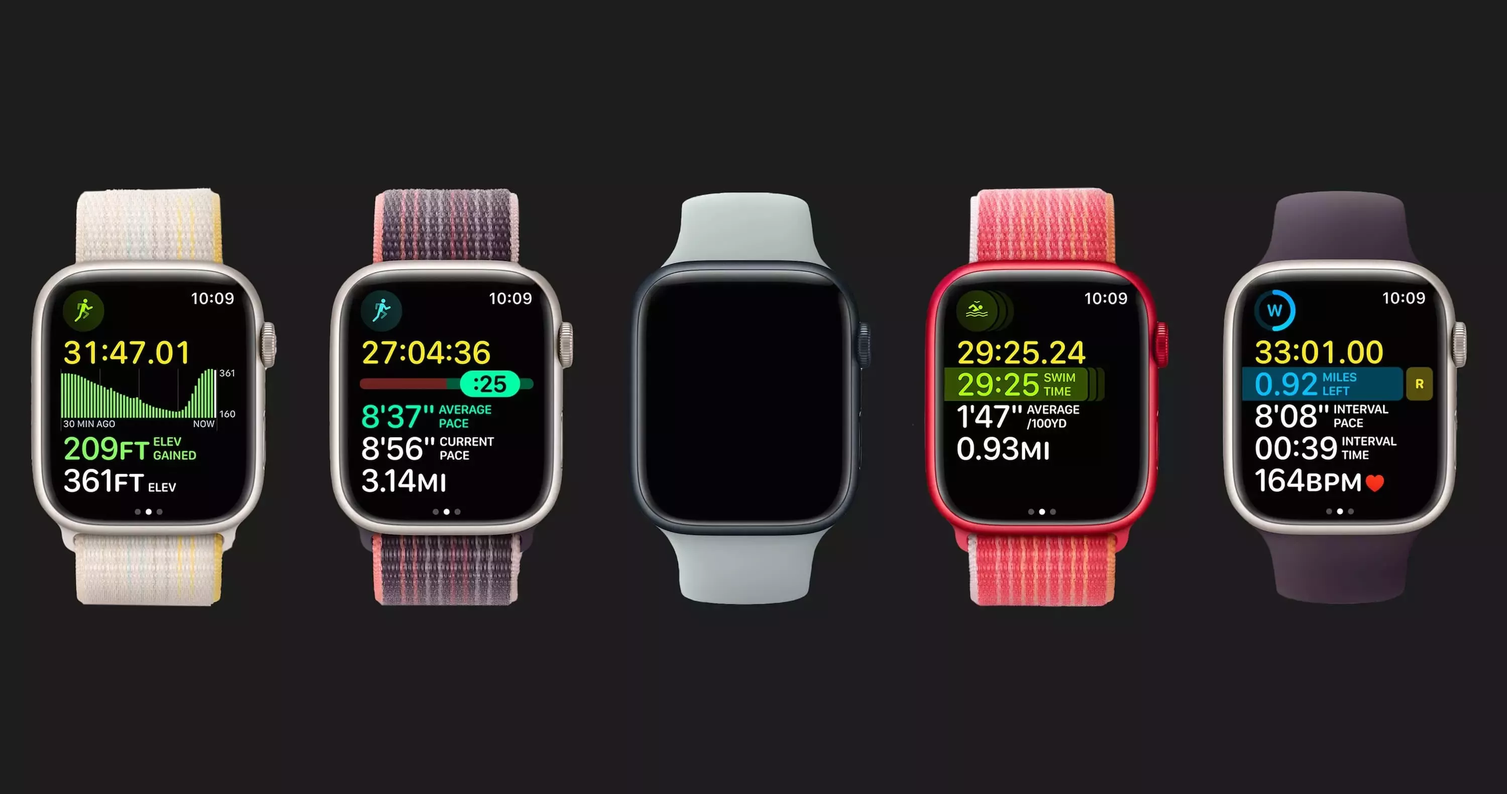 Оригінальний ремінець для Apple Watch 44/45/46/49 mm Sport Loop (Starlight) (MPLE3)