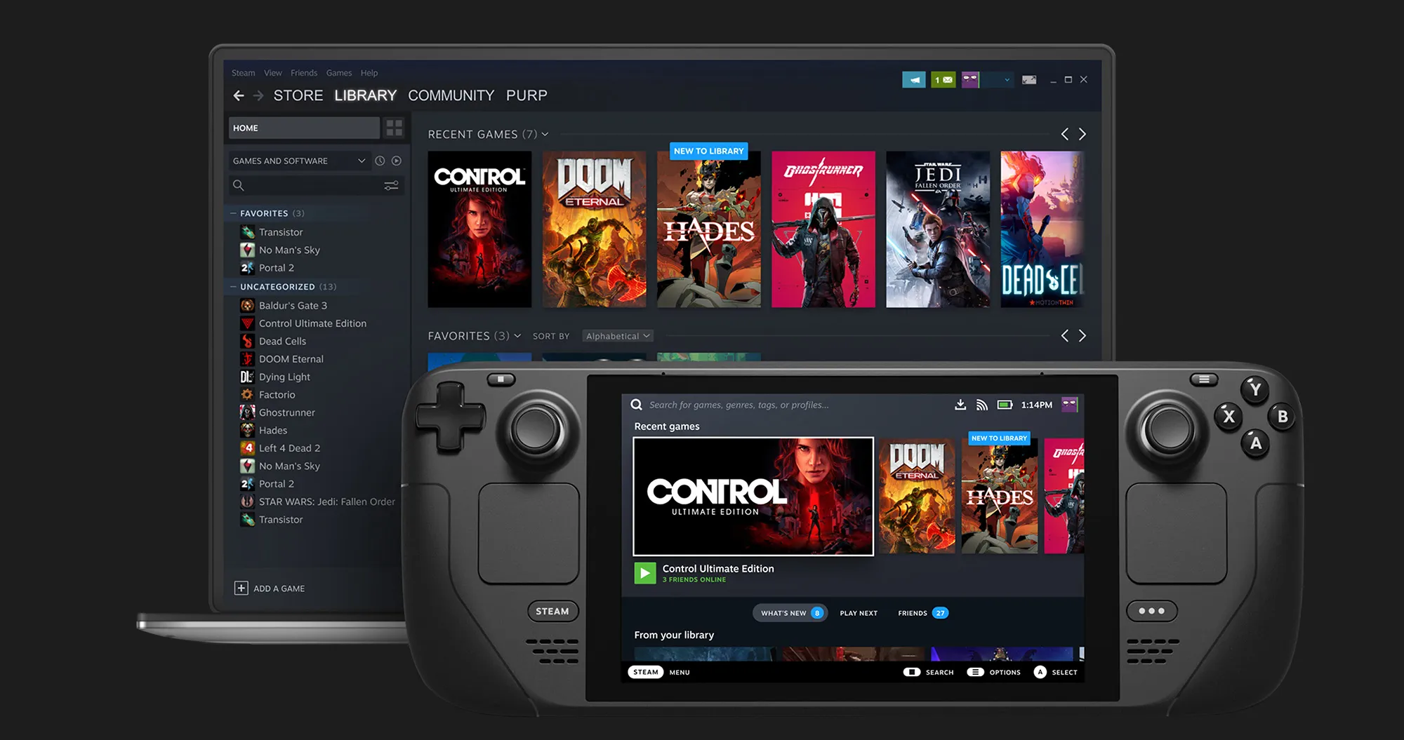 Игровая приставка Valve Steam Deck 256GB (Black) (Уценка)