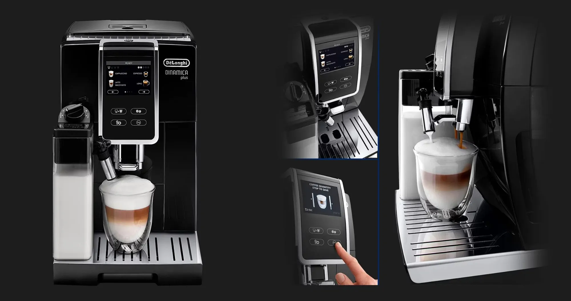 Кавомашина Delonghi Dinamica Plus (Black) (UA)