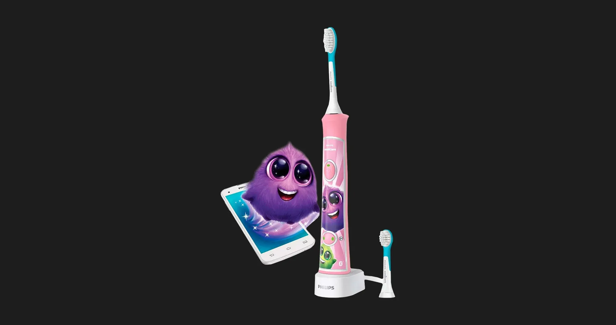 Зубная электрощетка Philips Sonicare For Kids (Pink)