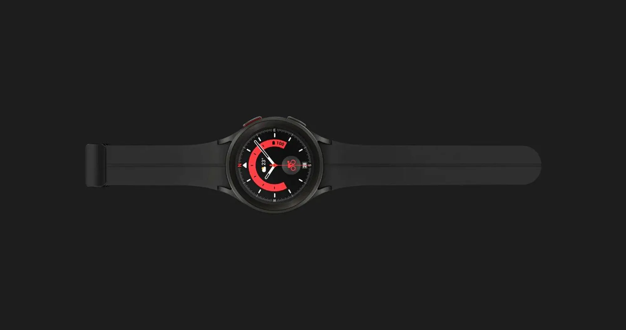 Смарт-часы Samsung Galaxy Watch 5 Pro 45mm (Black Titanium) (UA)