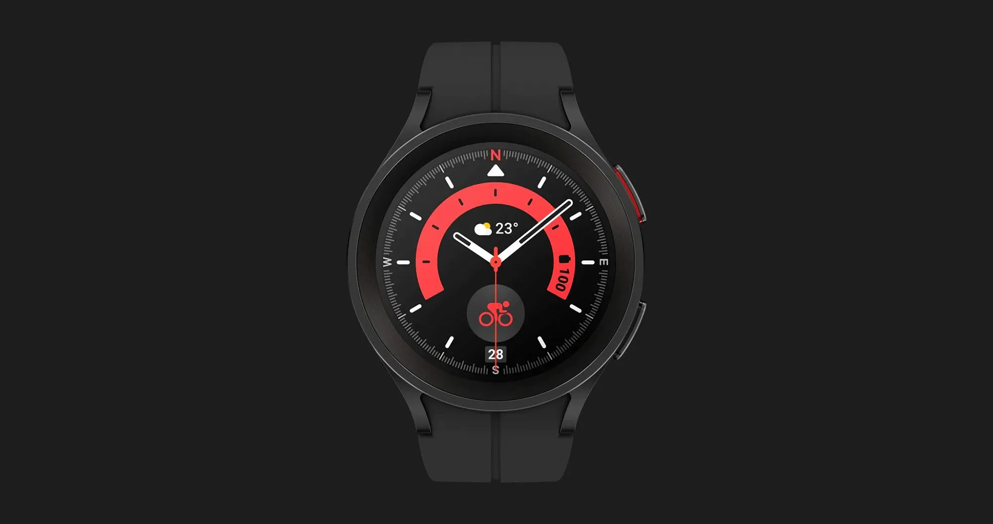 Смарт-часы Samsung Galaxy Watch 5 Pro 45mm (Gray Titanium) (UA)