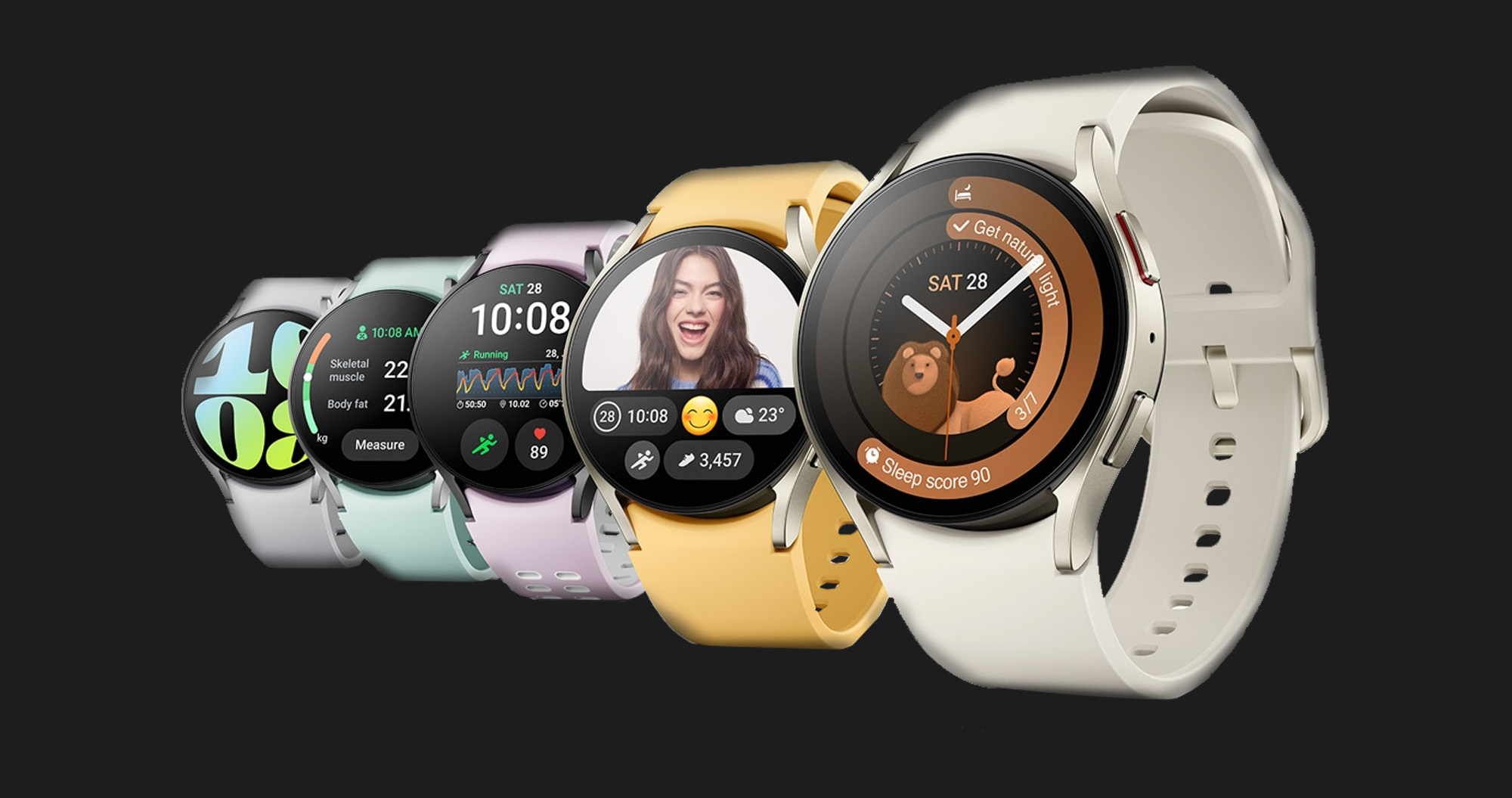 Смарт-часы Samsung Galaxy Watch 6 44mm (Black) (eSIM)