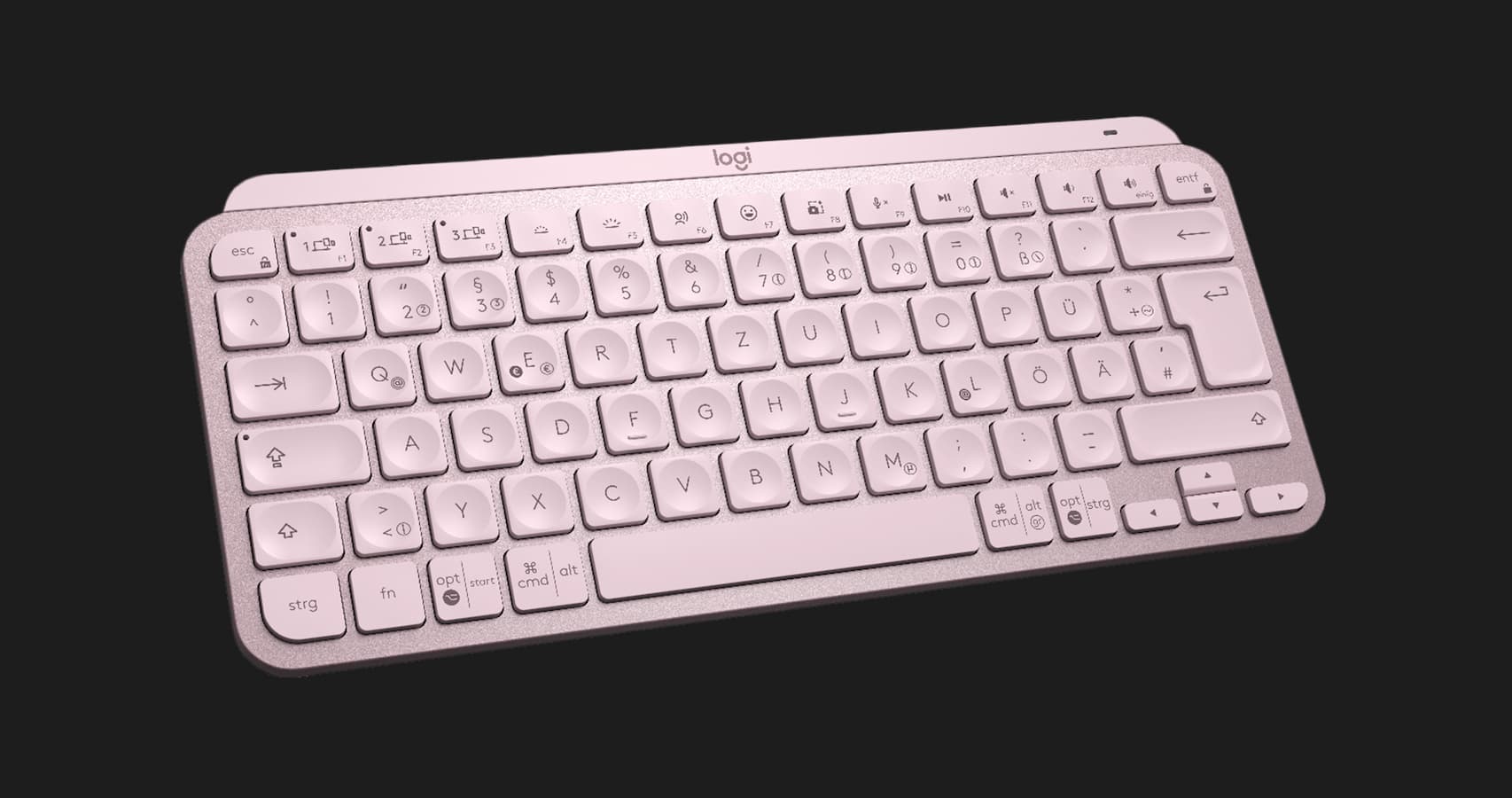 Клавіатура бездротова Logitech MX Keys Mini Wireless Illuminated UA (Rose)