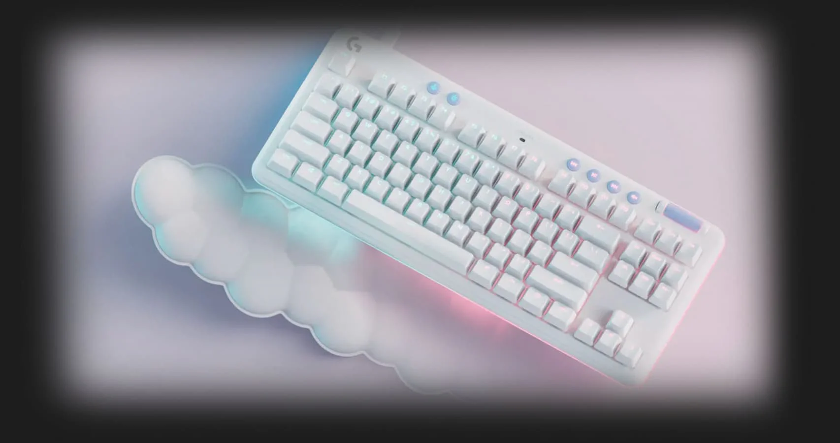 Ігрова клавіатура Logitech G713 Aurora Gaming GX Red USB (White)