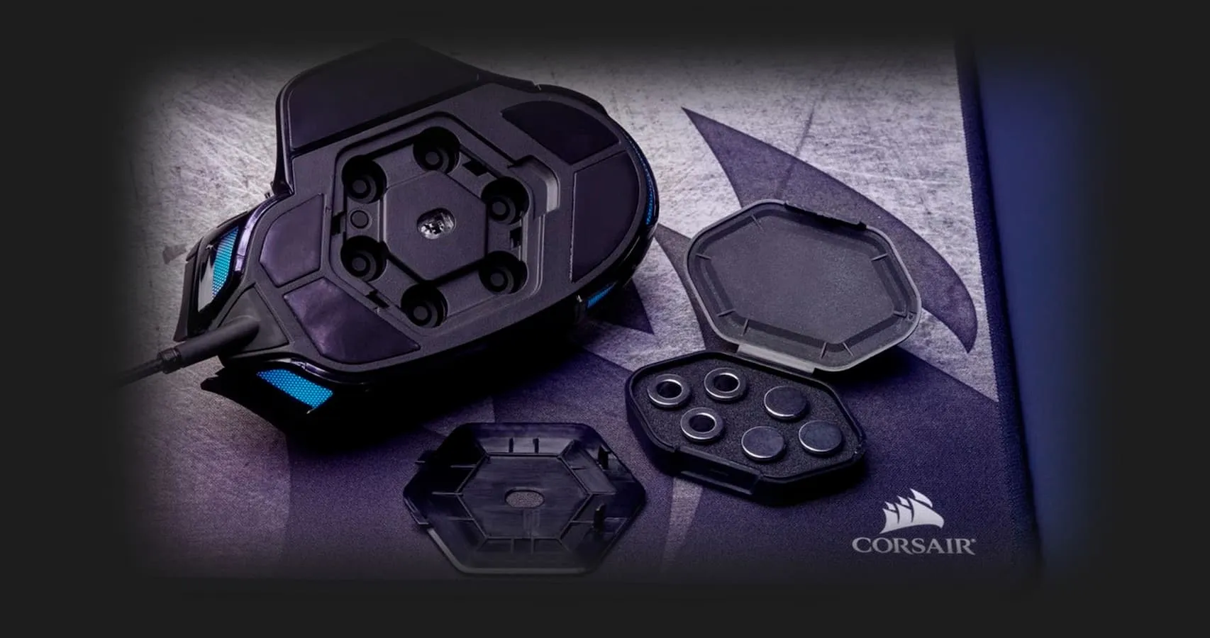 Ігрова миша Corsair Nightsword RGB Tunable FPS/MOBA Gaming Mouse (Black)