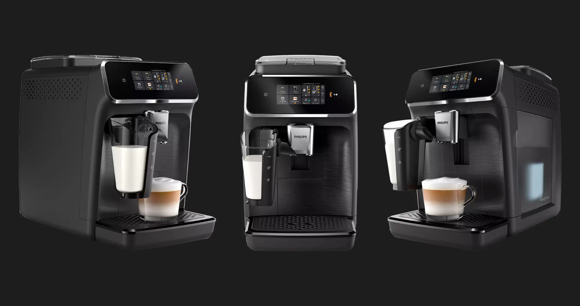 Кофемашина Philips Series 2300 (Matt Black) (EU)
