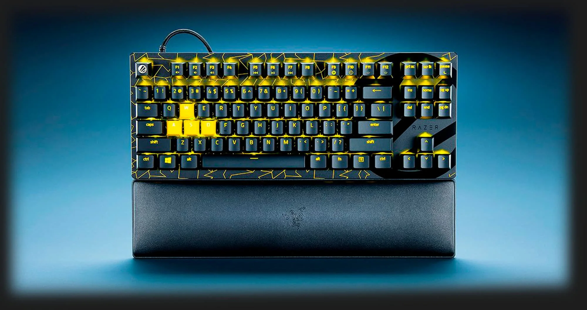 Клавіатура ігрова Razer Huntsman V2 Tenkeyless, Red switch, ESL Ed. (RZ03-03941700-R3M1) (UA)