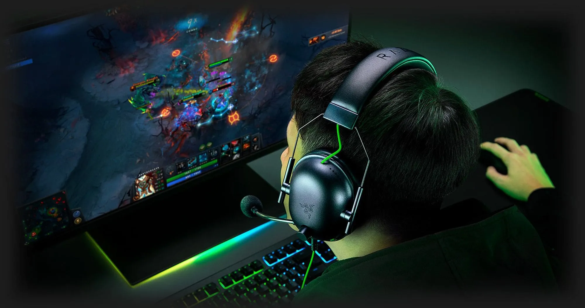 Ігрова гарнітура Razer Blackshark V2 X (Green)