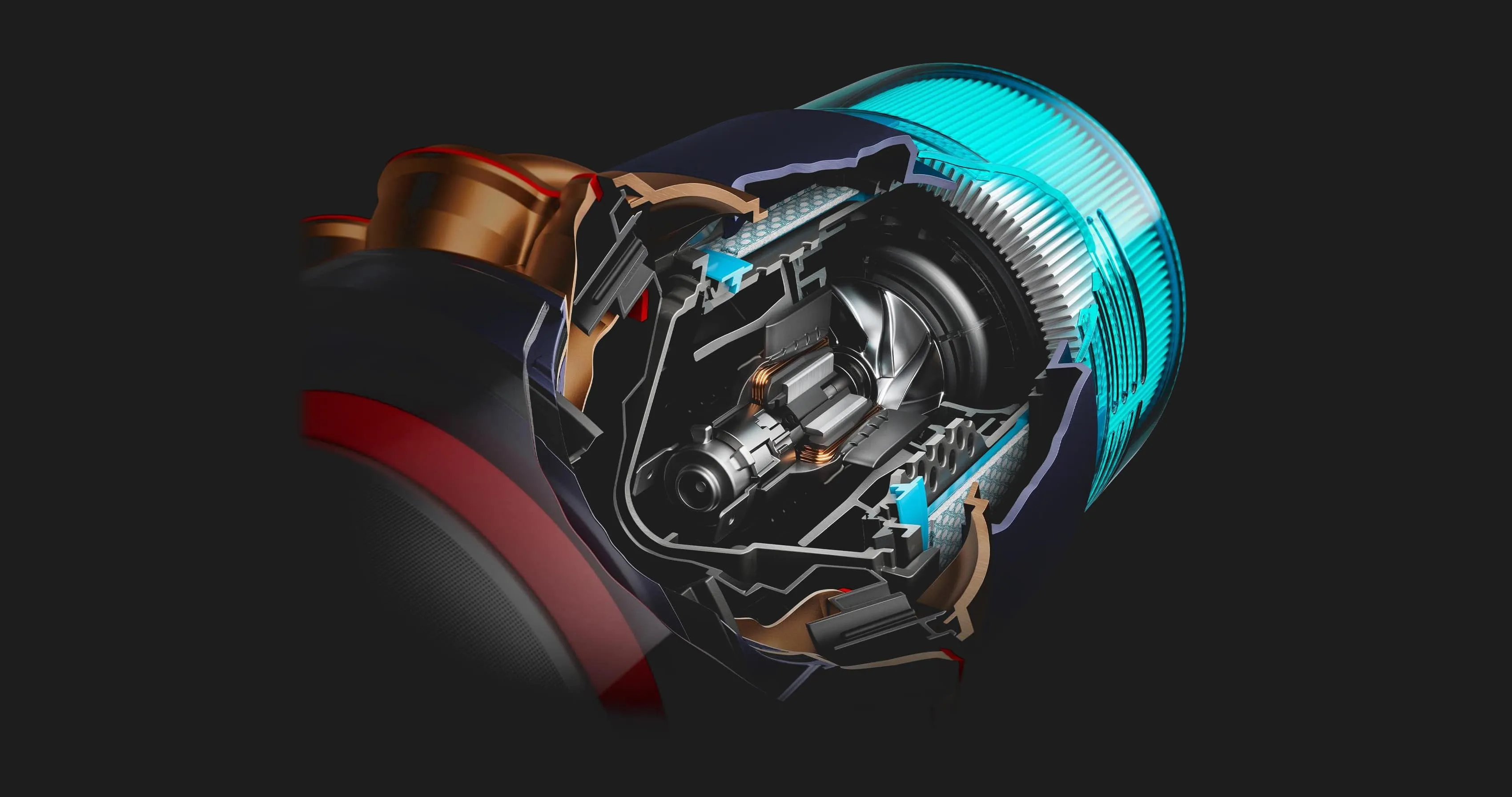 Пилосос Dyson Gen5 Outsize Absolute (Prussian Blue/Rich Copper)