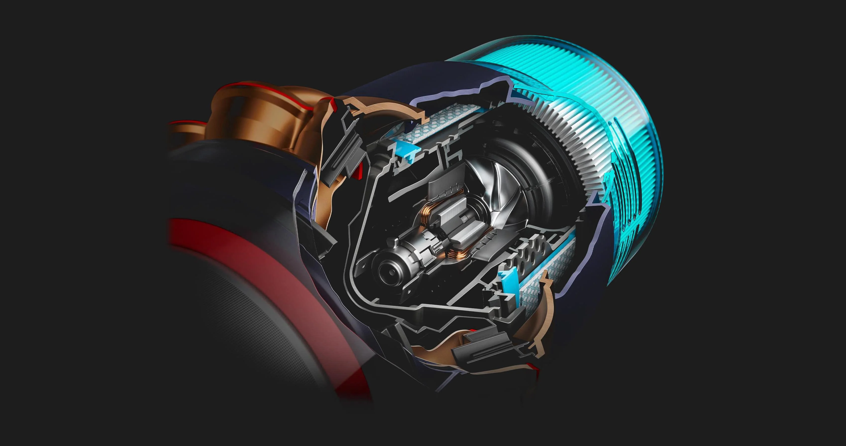 Пылесос Dyson Gen5 Outsize Absolute (Prussian Blue/Rich Copper)