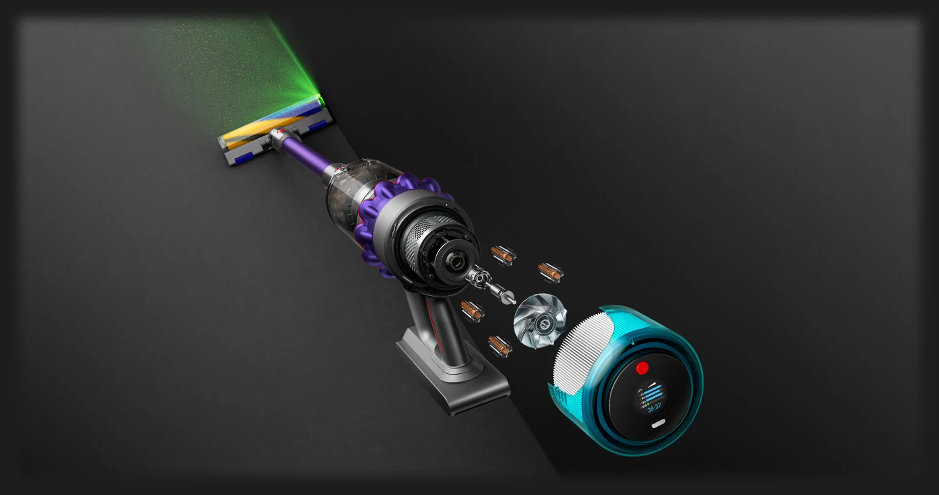 Пылесос Dyson Gen5 Outsize Absolute (Prussian Blue/Rich Copper)